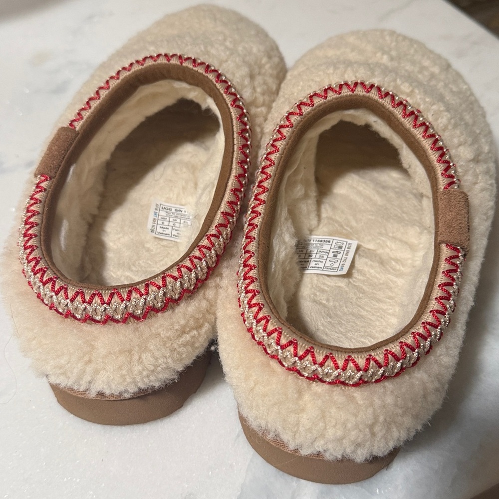 Ugg Tasman Maxi Curly Slippers Cream - Picture 2 of 3